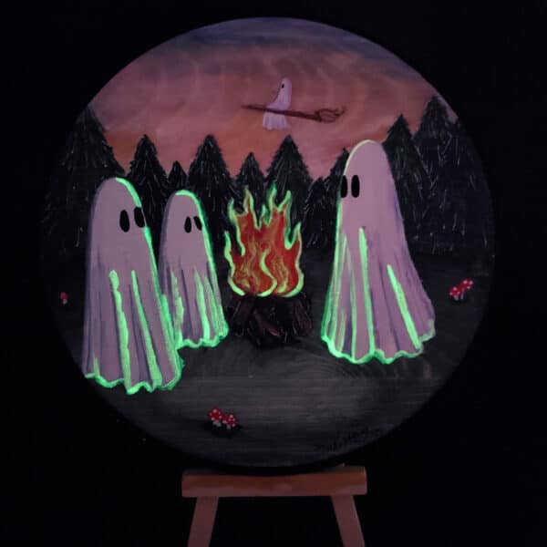 GHOST CAMP Glowing Wood Round [SOLD]