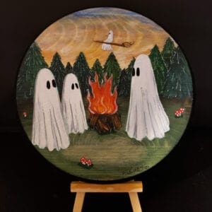 GHOST CAMP Glowing Wood Round [SOLD]