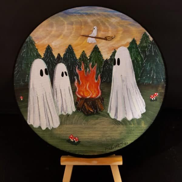 GHOST CAMP Glowing Wood Round [SOLD]