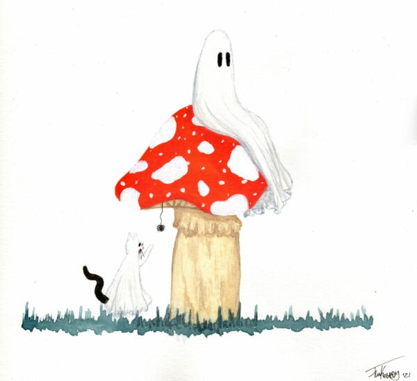 Ghost Mushroom (Original) [SOLD]