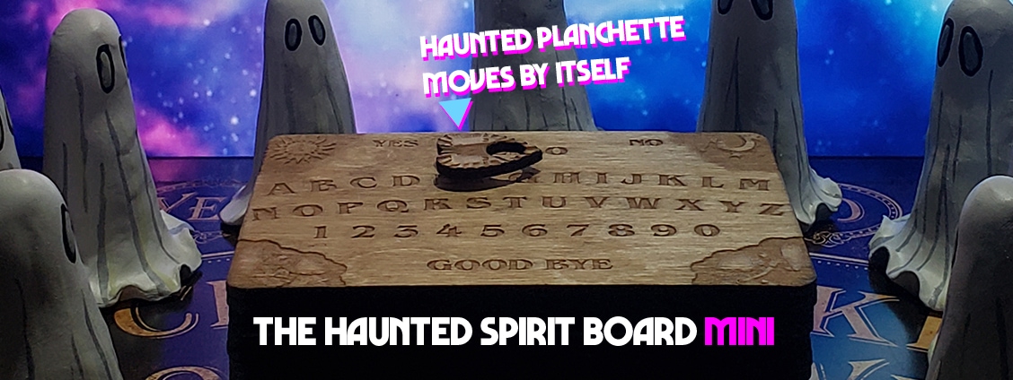 Annotated image showing rotation/movement of the spirit board planchette.