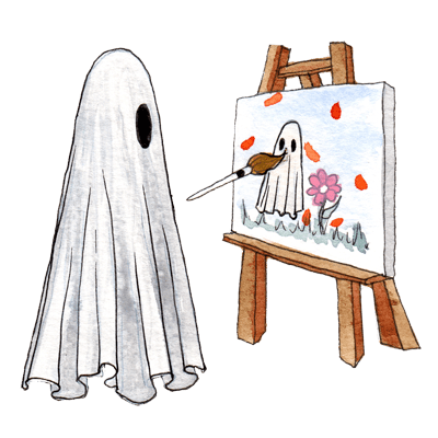 Ghost Artwork (Paintings & Prints)