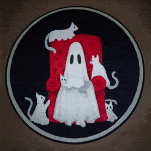 ghost-with-cats-II-painting