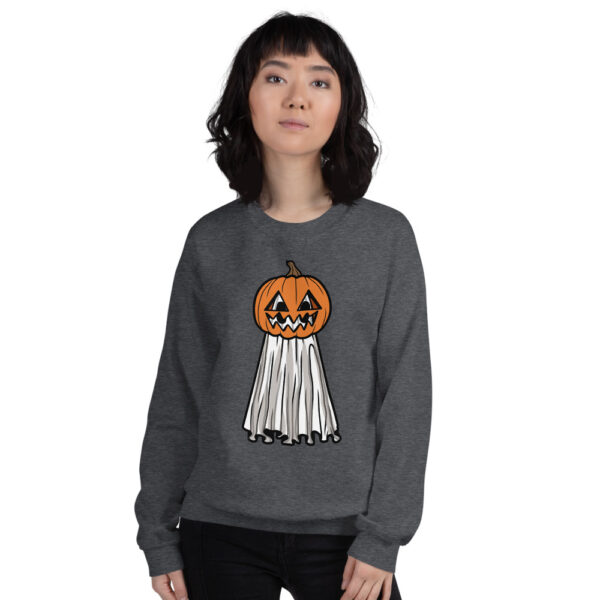 Pumpkin Head Ghost - Unisex Sweatshirt