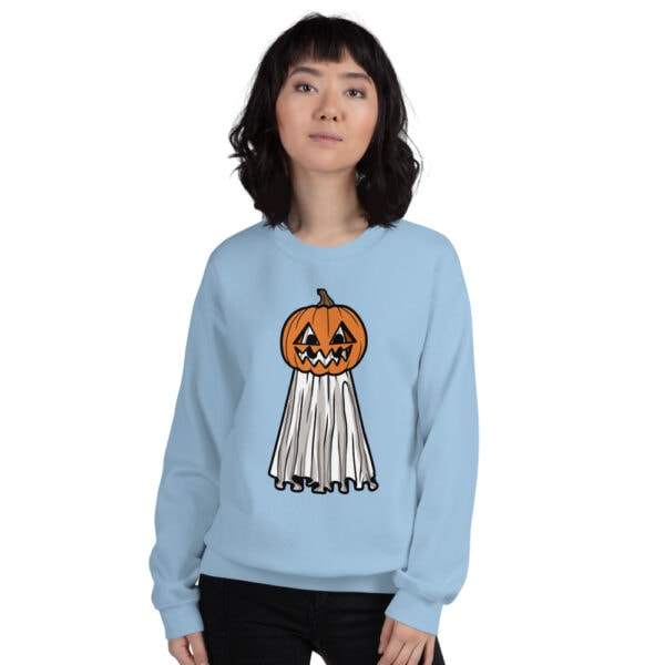 Pumpkin Head Ghost - Unisex Sweatshirt