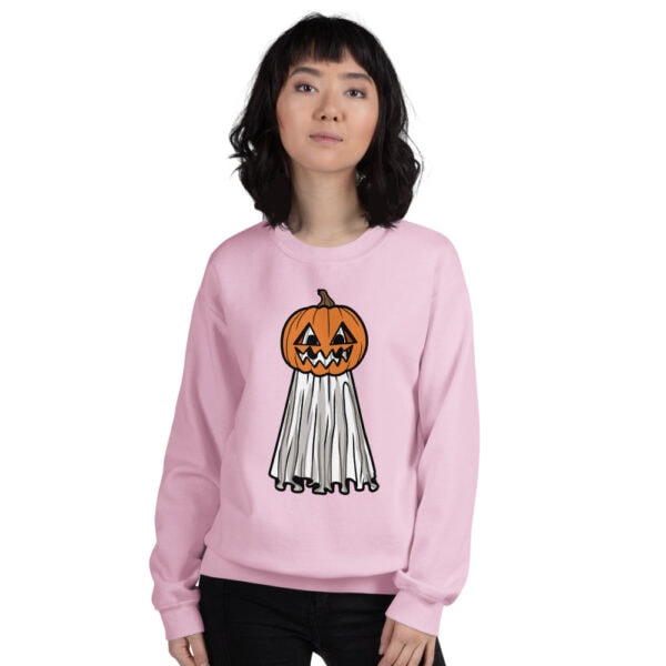 Pumpkin Head Ghost - Unisex Sweatshirt