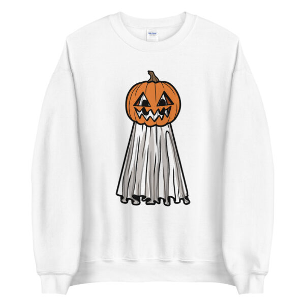 Pumpkin Head Ghost - Unisex Sweatshirt