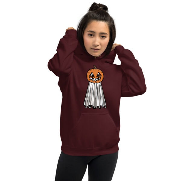 Pumpkin Head Ghost - Unisex Hoodie