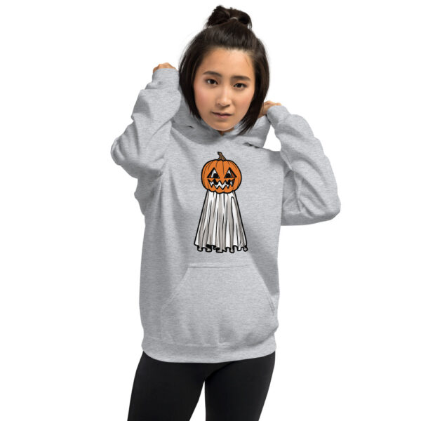 Pumpkin Head Ghost - Unisex Hoodie