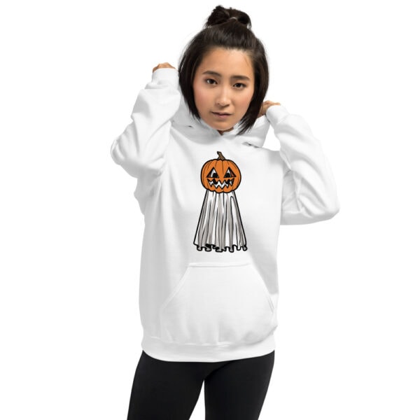 Pumpkin Head Ghost - Unisex Hoodie