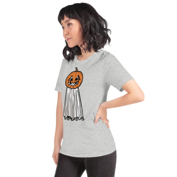 Pumpkin Head Ghost - Unisex Tee