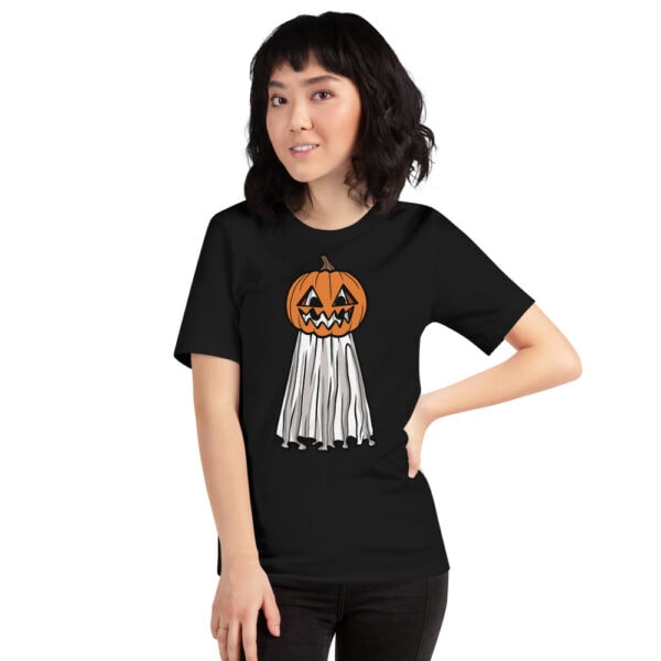 Pumpkin Head Ghost - Unisex Tee