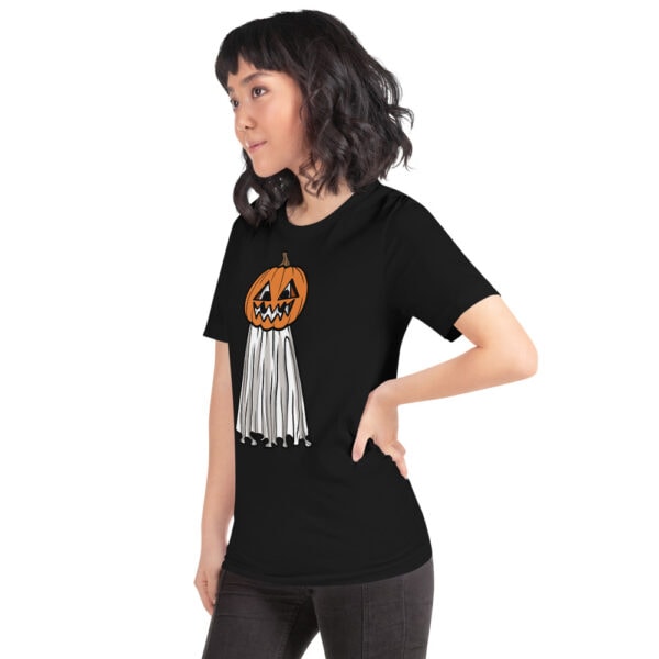 Pumpkin Head Ghost - Unisex Tee