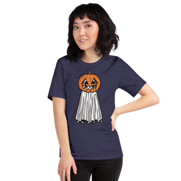 Pumpkin Head Ghost - Unisex Tee