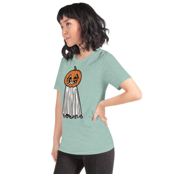 Pumpkin Head Ghost - Unisex Tee