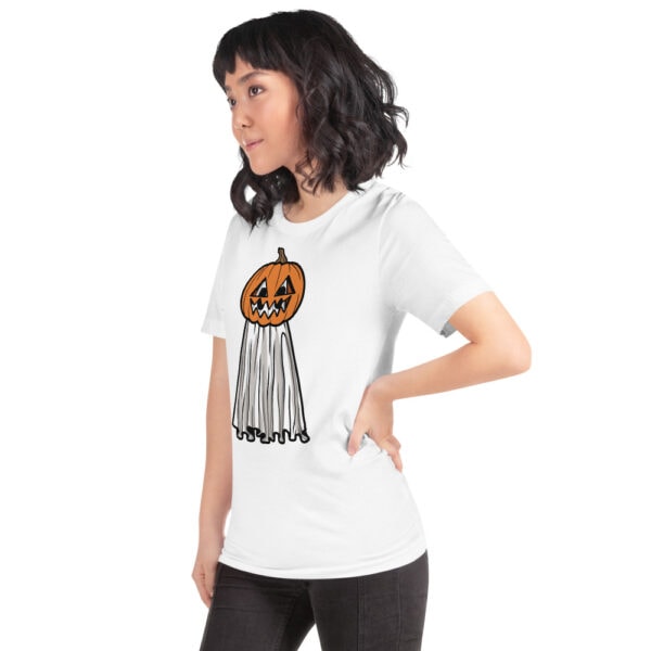 Pumpkin Head Ghost - Unisex Tee