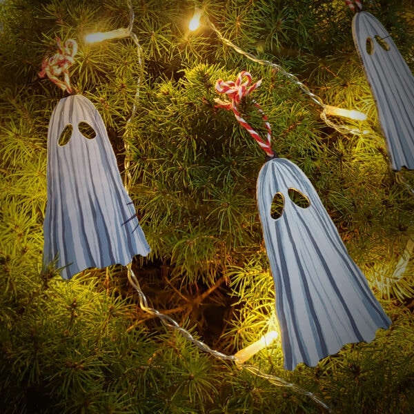 Holiday Ghost Ornaments