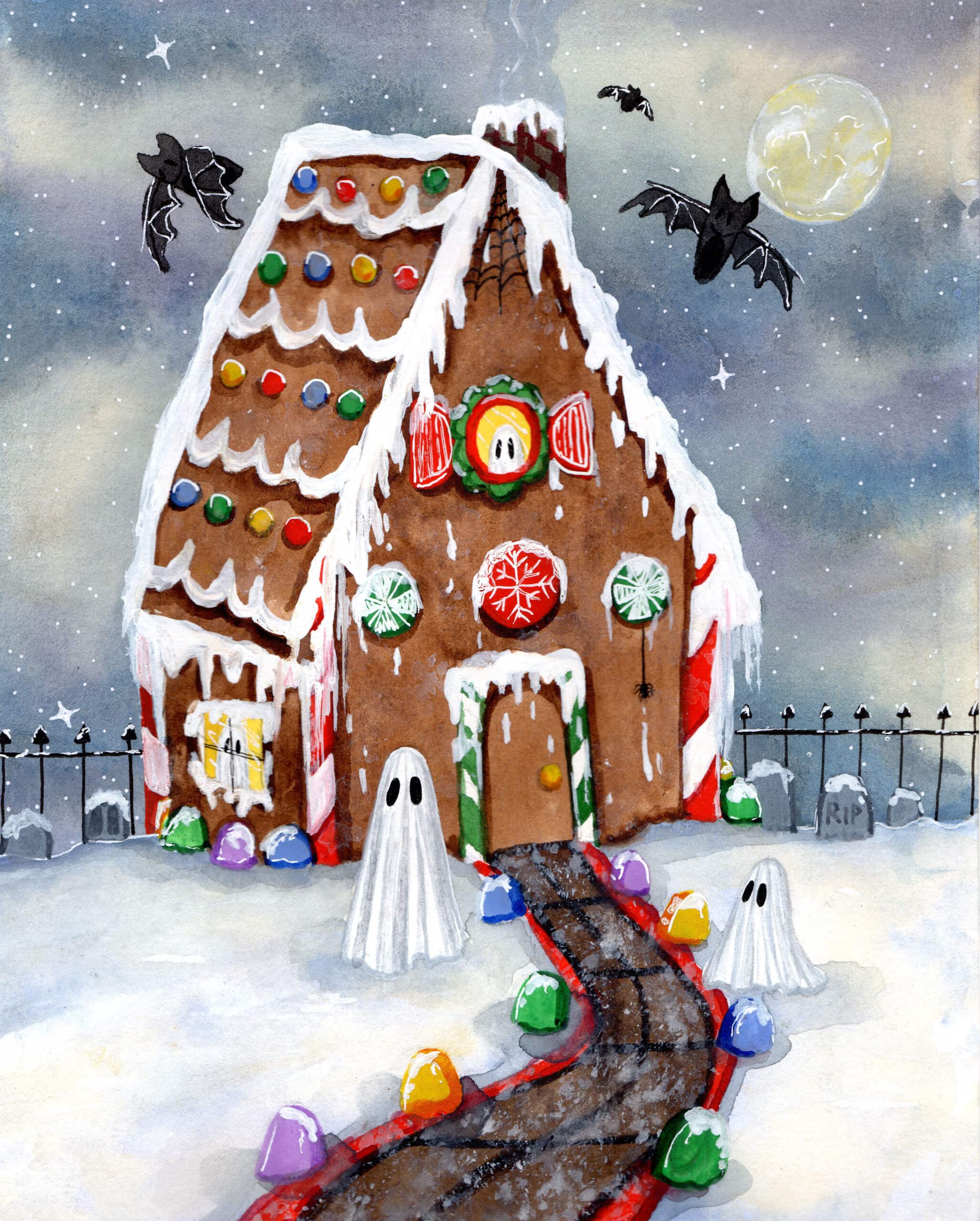 haunted-gingerbread-house