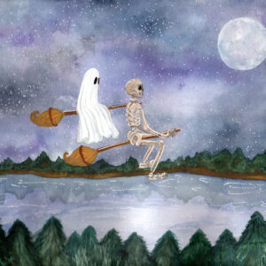 Skeleton and Ghost