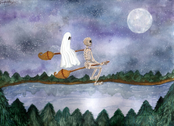 Skeleton and Ghost