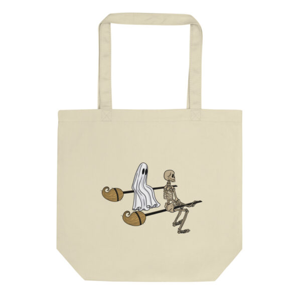 Skeleton & Ghost Eco Tote Bag