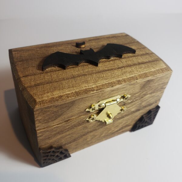 Handmade Mini Box With Ghost Statuette #2