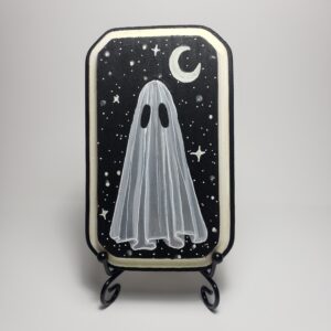 Night Sky Ghost - Wood Plaque