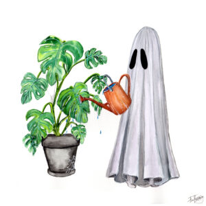 Monstera Plant Ghost