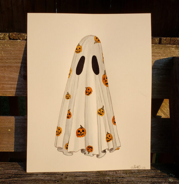 Pumpkin Pattern Ghost