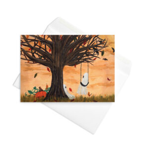 Autumn Ghost Greeting card