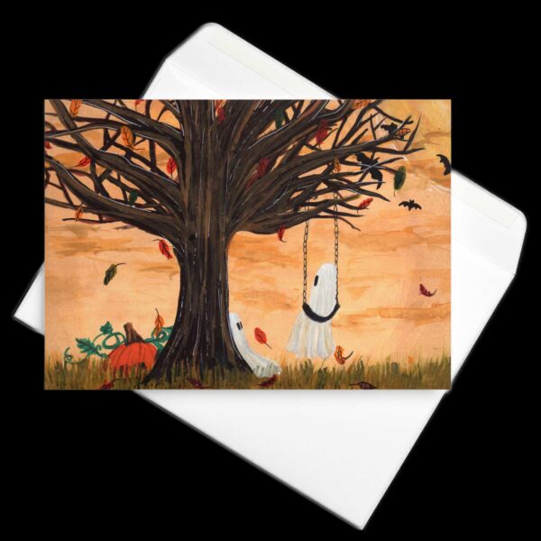 Autumn Ghost Greeting card