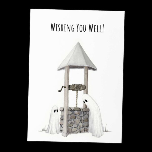 Ghostwell Greeting card