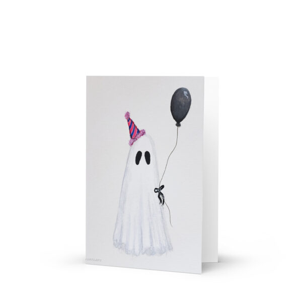 Birthday Ghost II Greeting card