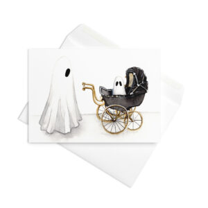 Ghost, Ghost Baby Greeting card
