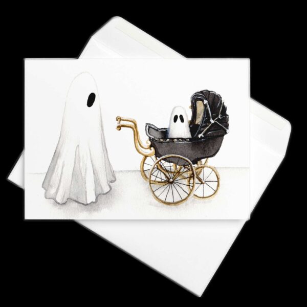 Ghost, Ghost Baby Greeting card