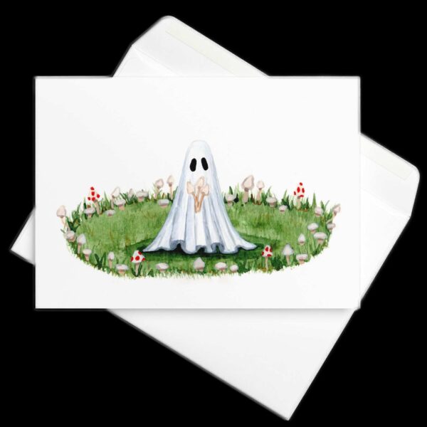 Ghostober Mushroom Greeting card