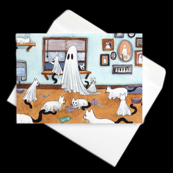 Ghostober Many Greeting card