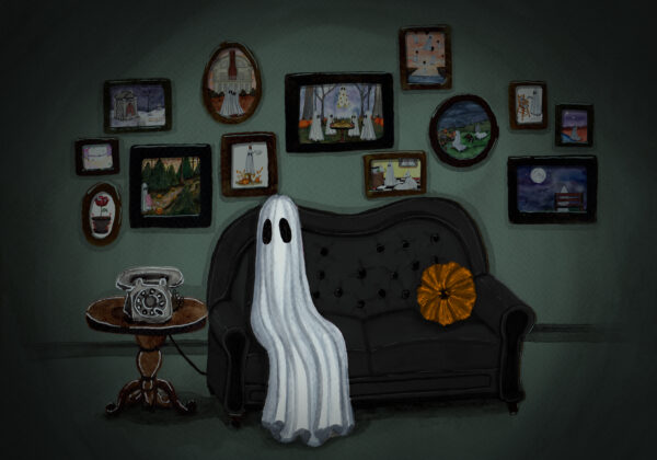 GHOSTOBER 2022 #16/31 - Lonely Ghost