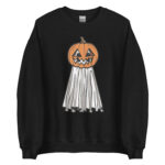 Pumpkin Head Ghost - Unisex Sweatshirt