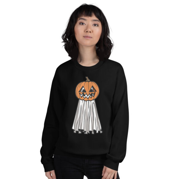 Pumpkin Head Ghost - Unisex Sweatshirt