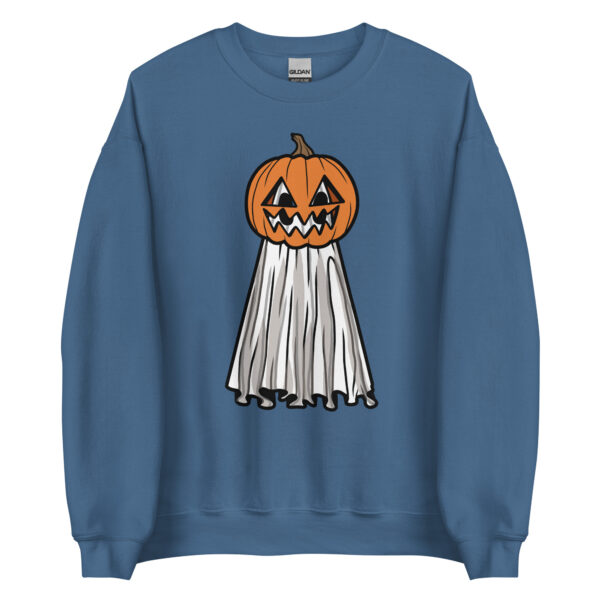 Pumpkin Head Ghost - Unisex Sweatshirt