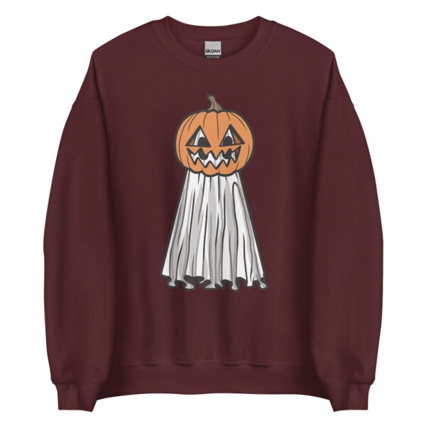 Pumpkin Head Ghost - Unisex Sweatshirt