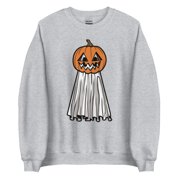 Pumpkin Head Ghost - Unisex Sweatshirt