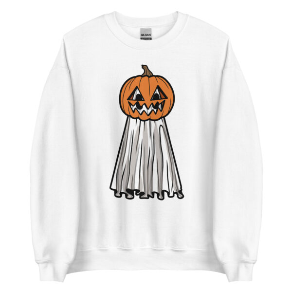 Pumpkin Head Ghost - Unisex Sweatshirt