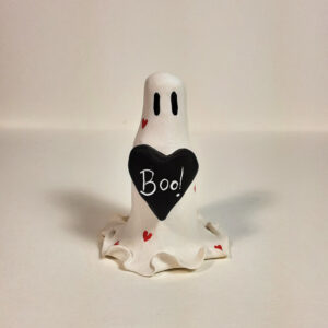 Adopt A Ghost - Statuette with Black Heart