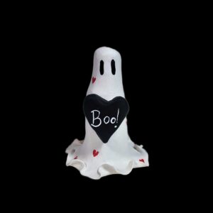 Adopt A Ghost - Statuette with Black Heart