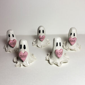 Adopt A Ghost - Mini Statuette with Heart