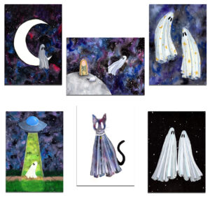 The Space Ghost Print Pack - Set of 6