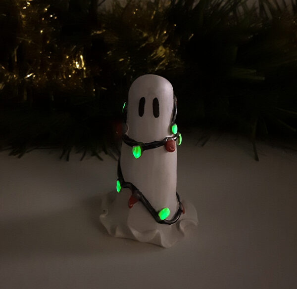 Adopt A Ghost - Glowing Wrapped Up Ghost