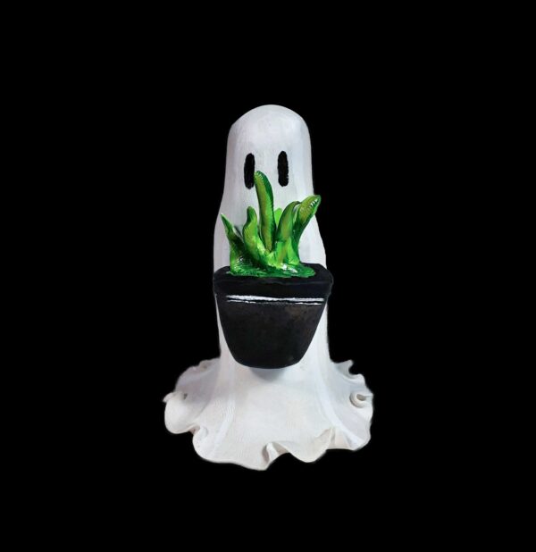 Adopt A Ghost - Statuette with Plant